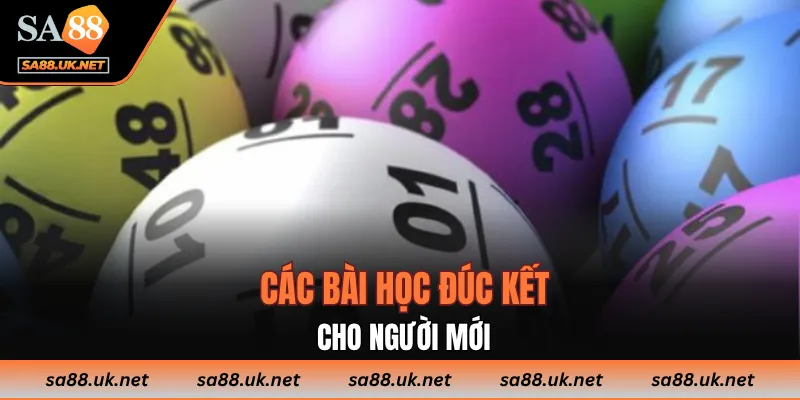 Các bài học đúc kết cho người mới