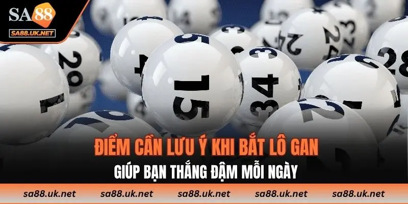 Điểm cần lưu ý khi bắt lô gan giúp bạn thắng đậm mỗi ngày