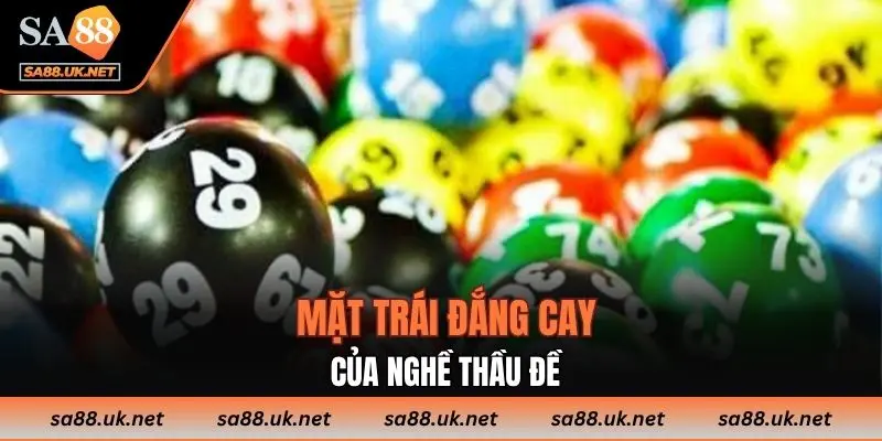 Mặt trái đắng cay của nghề thầu đề